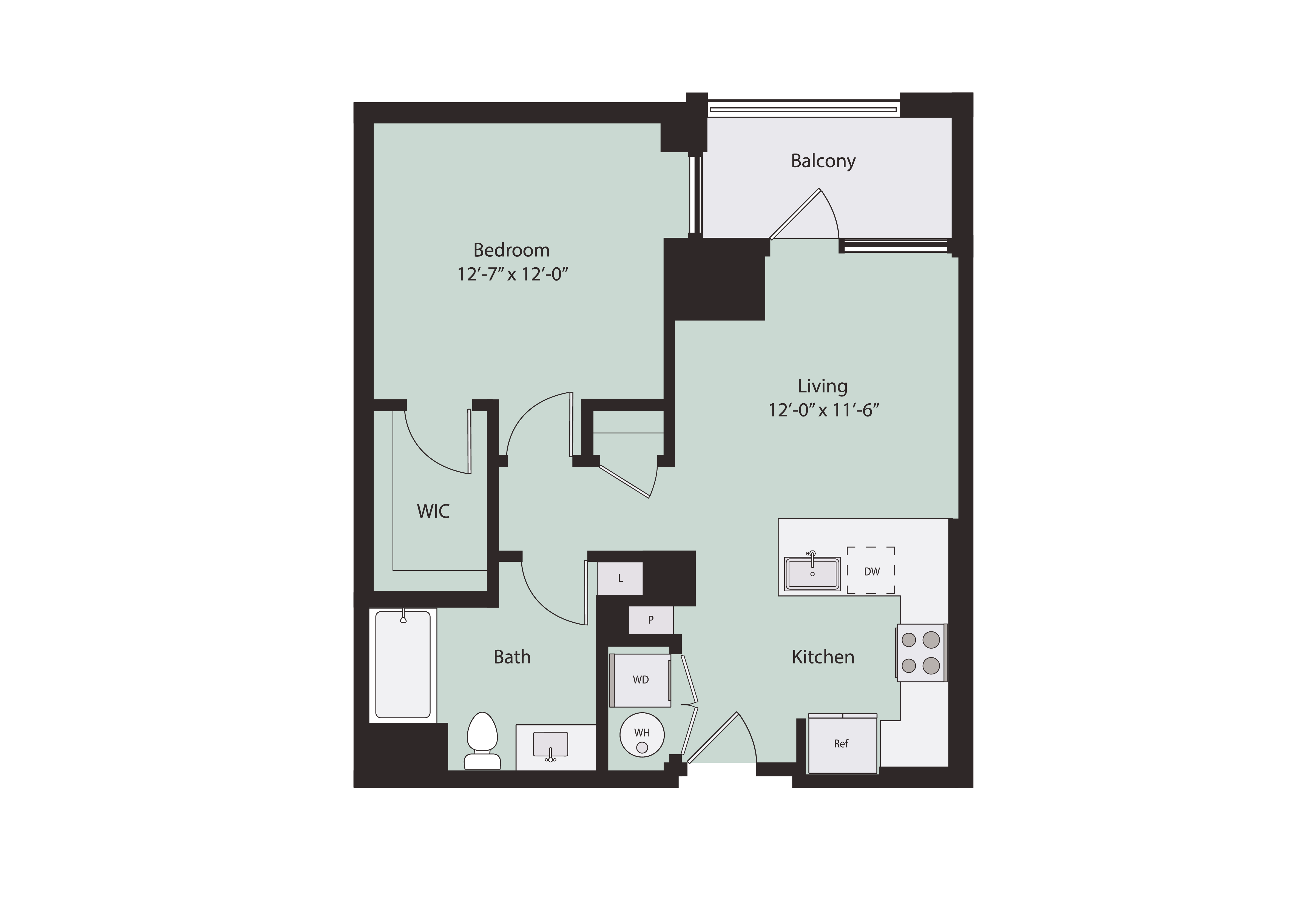 Floor plan layout diagram for A3